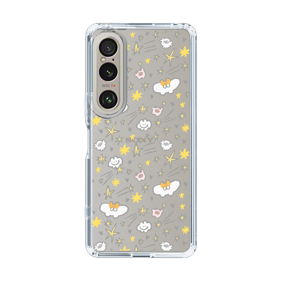 スリムプロテクションケース［ もくもくちゃん - スター ］