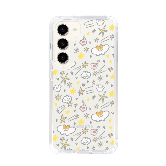 スリムプロテクションケース［ もくもくちゃん - スター ］