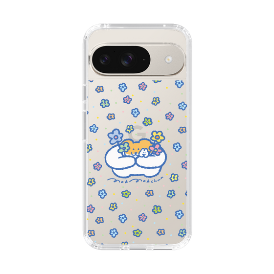 スリムプロテクションケース［ もくもくちゃん - フラワー ］