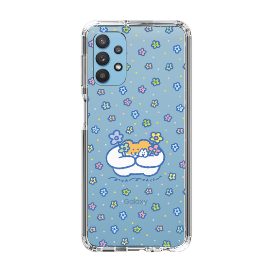 スリムプロテクションケース［ もくもくちゃん - フラワー ］