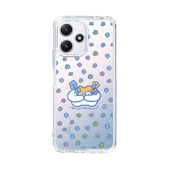 スリムプロテクションケース［ もくもくちゃん - フラワー ］