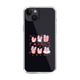 スリムプロテクションケース［ もくもくちゃん - リボン ］
