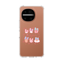 スリムプロテクションケース［ もくもくちゃん - リボン ］