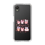 スリムプロテクションケース［ もくもくちゃん - リボン ］
