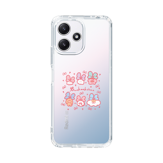 スリムプロテクションケース［ もくもくちゃん - リボン ］