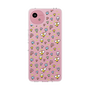 スリムプロテクションケース［ もくもくちゃん - フラワー - 総柄 ］