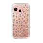 スリムプロテクションケース［ もくもくちゃん - フラワー - お花畑 ］