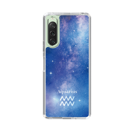 スリムプロテクションケース［ STARRY SIGNS - オリジナル - Aquarius ］