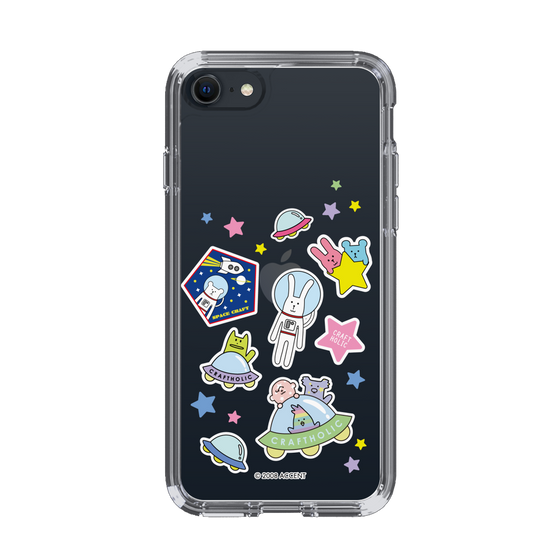 スリムプロテクションケース［ CRAFTHOLIC - Sticker ］