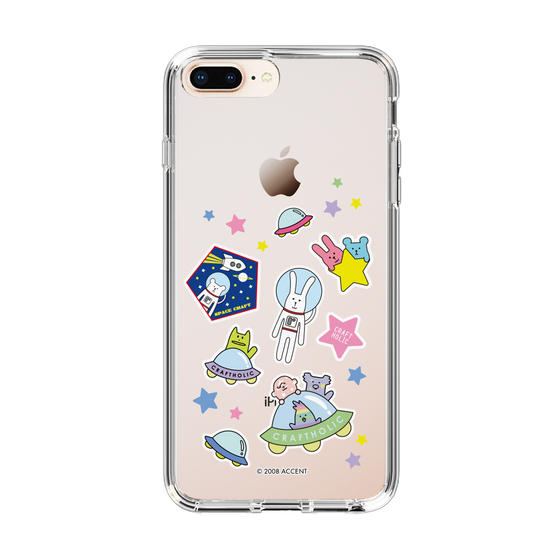スリムプロテクションケース［ CRAFTHOLIC - Sticker ］