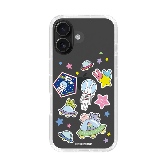 スリムプロテクションケース［ CRAFTHOLIC - Sticker ］
