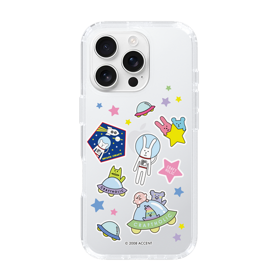 スリムプロテクションケース［ CRAFTHOLIC - Sticker ］