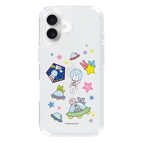スリムプロテクションケース［ CRAFTHOLIC - Sticker ］