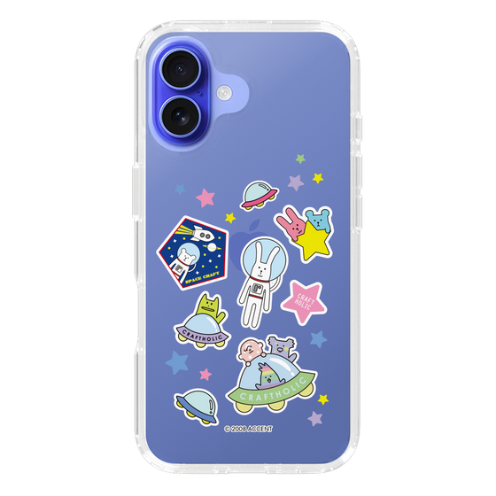スリムプロテクションケース［ CRAFTHOLIC - Sticker ］