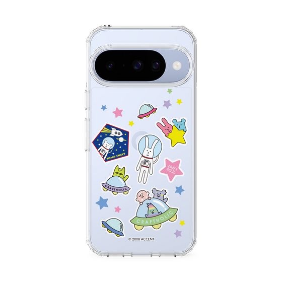 スリムプロテクションケース［ CRAFTHOLIC - Sticker ］