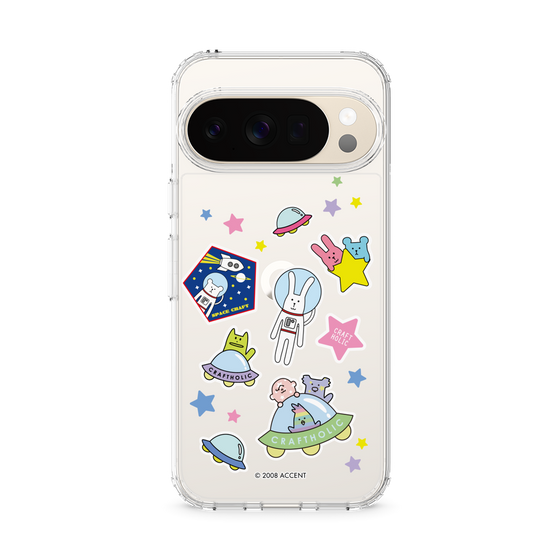 スリムプロテクションケース［ CRAFTHOLIC - Sticker ］
