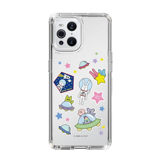 スリムプロテクションケース［ CRAFTHOLIC - Sticker ］