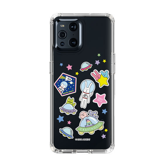 スリムプロテクションケース［ CRAFTHOLIC - Sticker ］