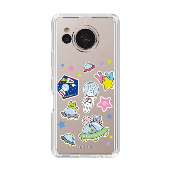 スリムプロテクションケース［ CRAFTHOLIC - Sticker ］