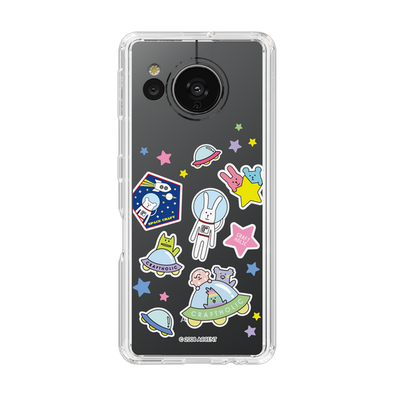 スリムプロテクションケース［ CRAFTHOLIC - Sticker ］