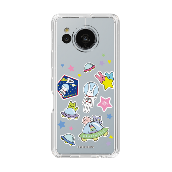 スリムプロテクションケース［ CRAFTHOLIC - Sticker ］
