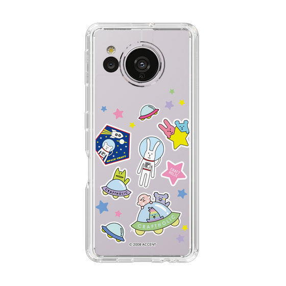スリムプロテクションケース［ CRAFTHOLIC - Sticker ］