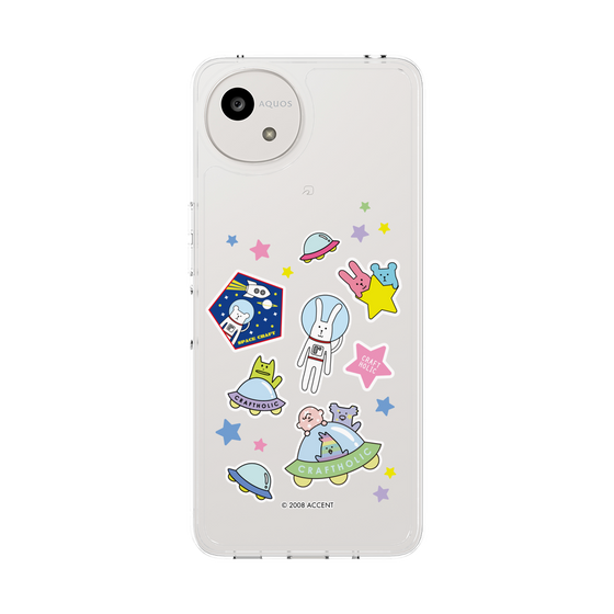 スリムプロテクションケース［ CRAFTHOLIC - Sticker ］