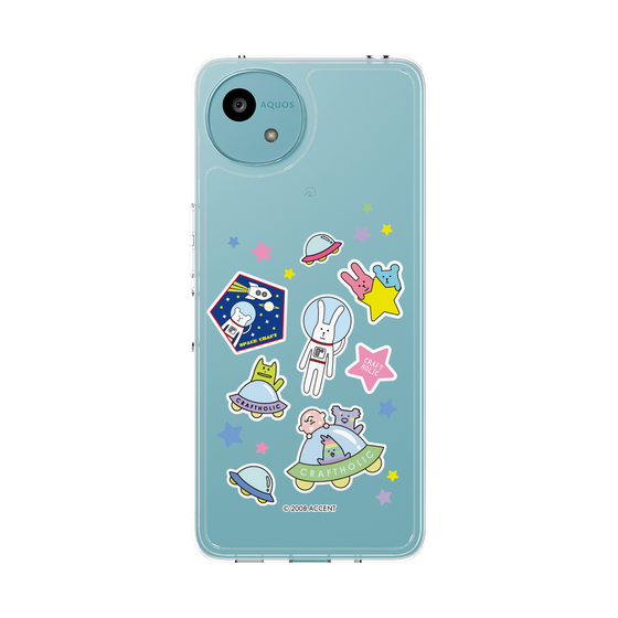 スリムプロテクションケース［ CRAFTHOLIC - Sticker ］