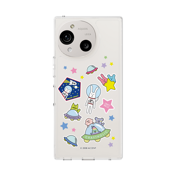 スリムプロテクションケース［ CRAFTHOLIC - Sticker ］