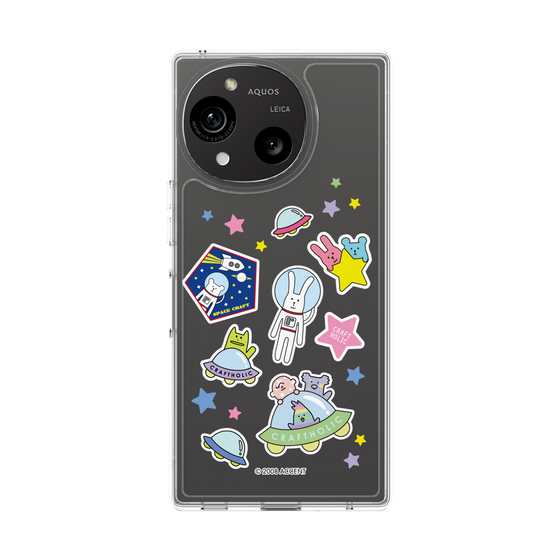 スリムプロテクションケース［ CRAFTHOLIC - Sticker ］