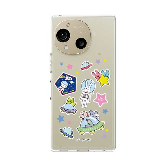 スリムプロテクションケース［ CRAFTHOLIC - Sticker ］