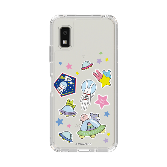 スリムプロテクションケース［ CRAFTHOLIC - Sticker ］