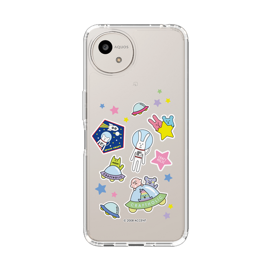 スリムプロテクションケース［ CRAFTHOLIC - Sticker ］