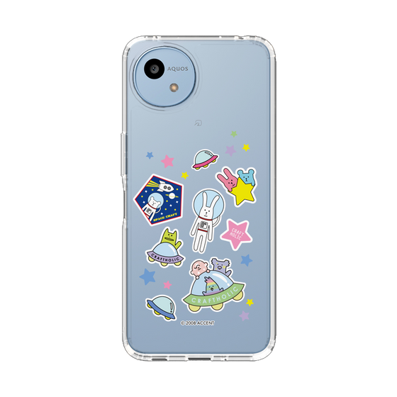 スリムプロテクションケース［ CRAFTHOLIC - Sticker ］