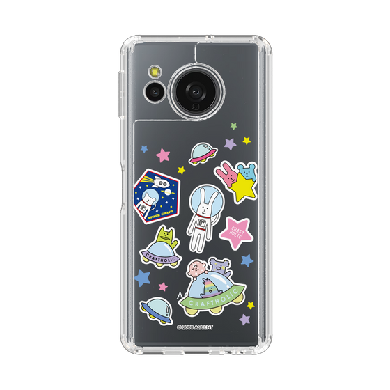 スリムプロテクションケース［ CRAFTHOLIC - Sticker ］