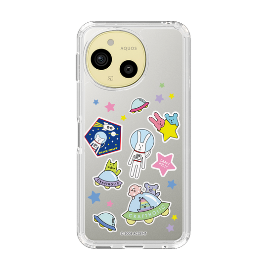 スリムプロテクションケース［ CRAFTHOLIC - Sticker ］