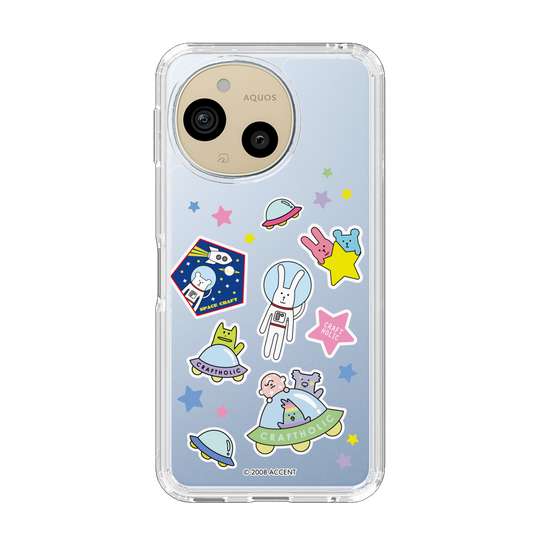 スリムプロテクションケース［ CRAFTHOLIC - Sticker ］