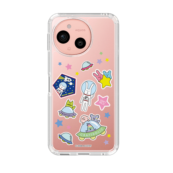 スリムプロテクションケース［ CRAFTHOLIC - Sticker ］