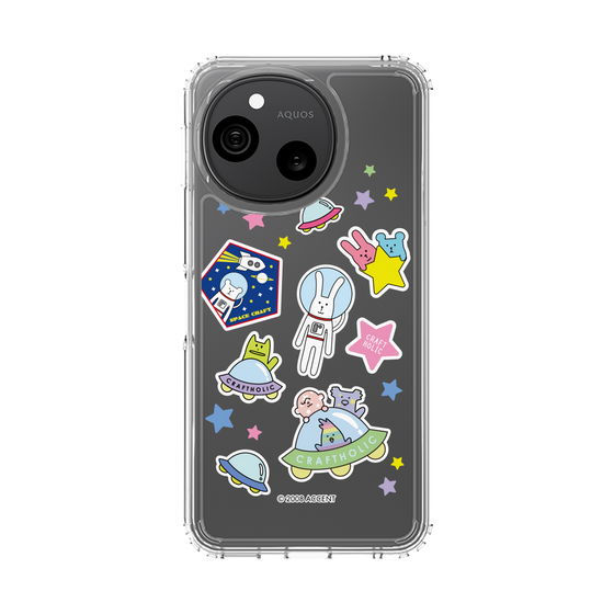 スリムプロテクションケース［ CRAFTHOLIC - Sticker ］