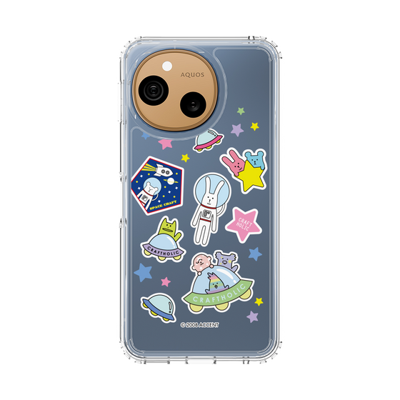 スリムプロテクションケース［ CRAFTHOLIC - Sticker ］
