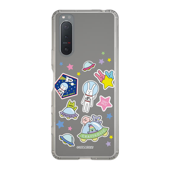 スリムプロテクションケース［ CRAFTHOLIC - Sticker ］
