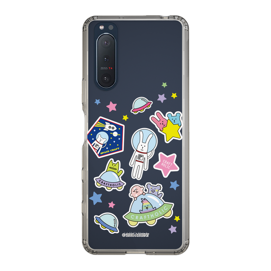スリムプロテクションケース［ CRAFTHOLIC - Sticker ］