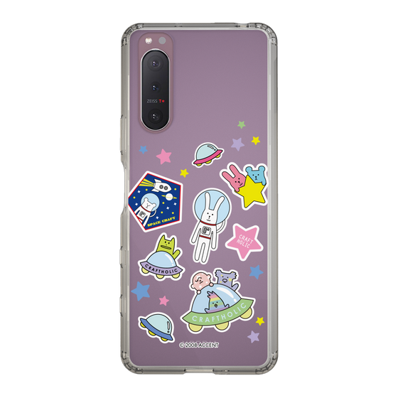 スリムプロテクションケース［ CRAFTHOLIC - Sticker ］