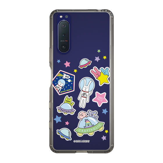 スリムプロテクションケース［ CRAFTHOLIC - Sticker ］