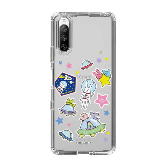 スリムプロテクションケース［ CRAFTHOLIC - Sticker ］
