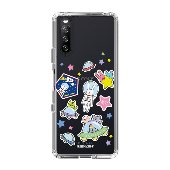 スリムプロテクションケース［ CRAFTHOLIC - Sticker ］