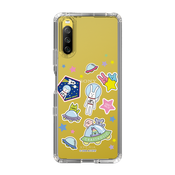 スリムプロテクションケース［ CRAFTHOLIC - Sticker ］