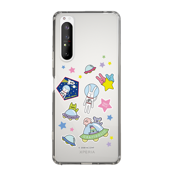 スリムプロテクションケース［ CRAFTHOLIC - Sticker ］
