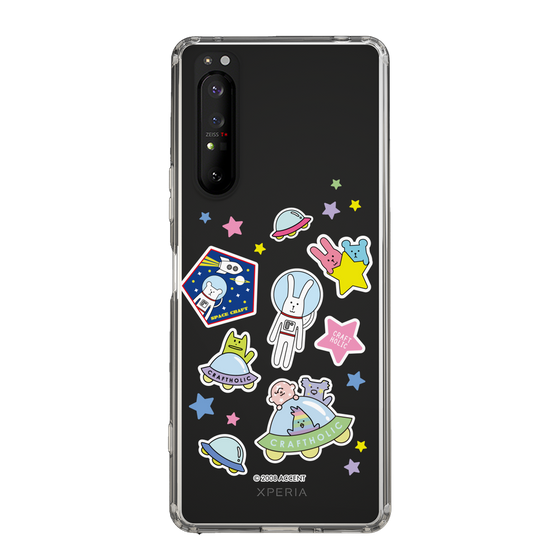 スリムプロテクションケース［ CRAFTHOLIC - Sticker ］