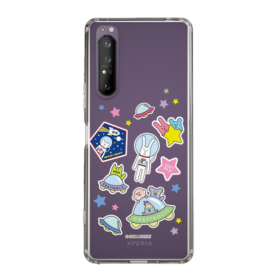 スリムプロテクションケース［ CRAFTHOLIC - Sticker ］